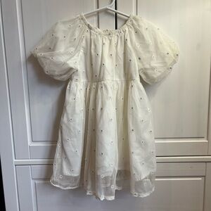 Zara formal Eyelet Dress - 3/4yrs
